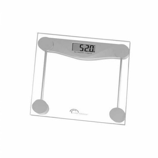 Little Balance Digitale Personenweegschaal Little Balance Sb2 Transparant Gehard Glas 160 Kg