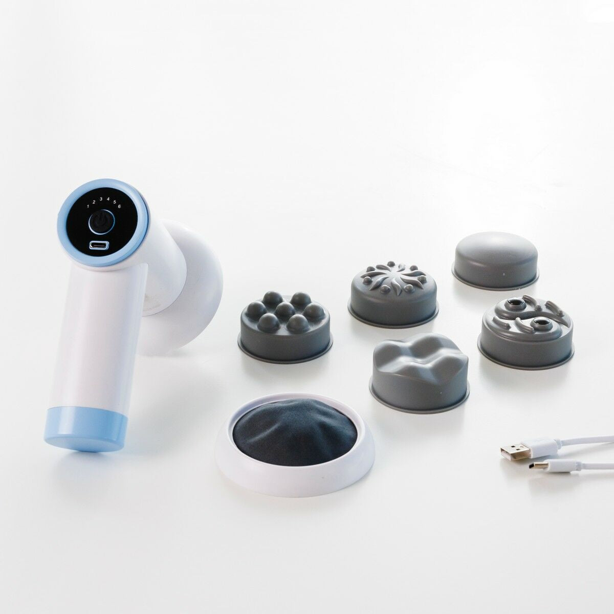 6-in-1 Anti-Cellulite Massage Gun – Electric Body Massager & Muscle Recovery