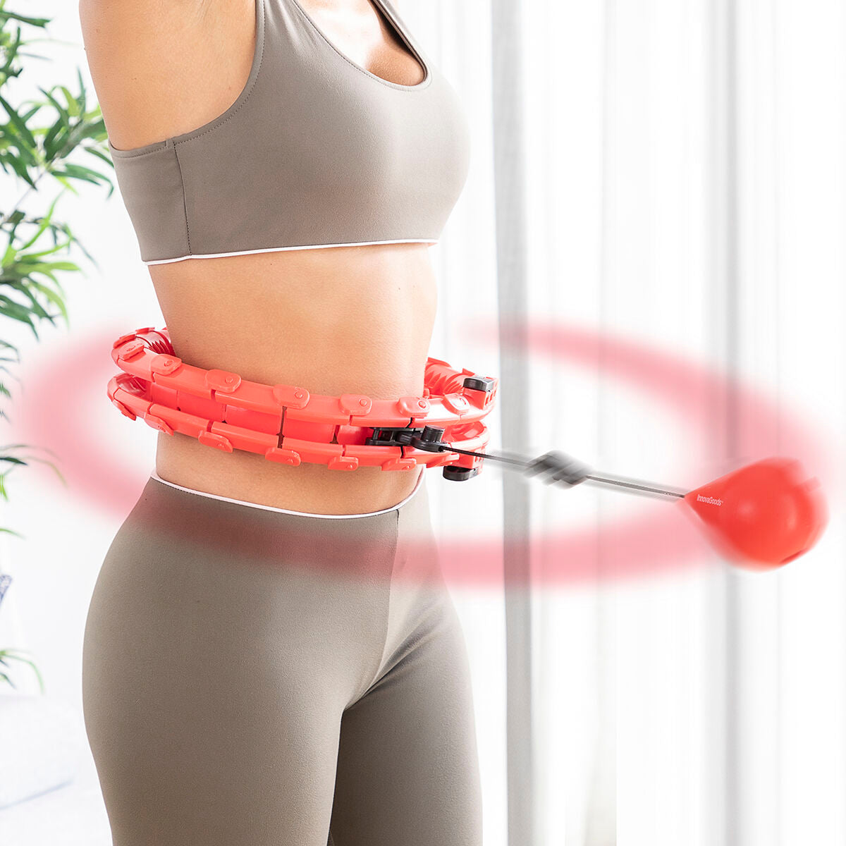 Weighted Smart Hula Hoop Adjustable – Fat Burn Waist Fitness Trainer