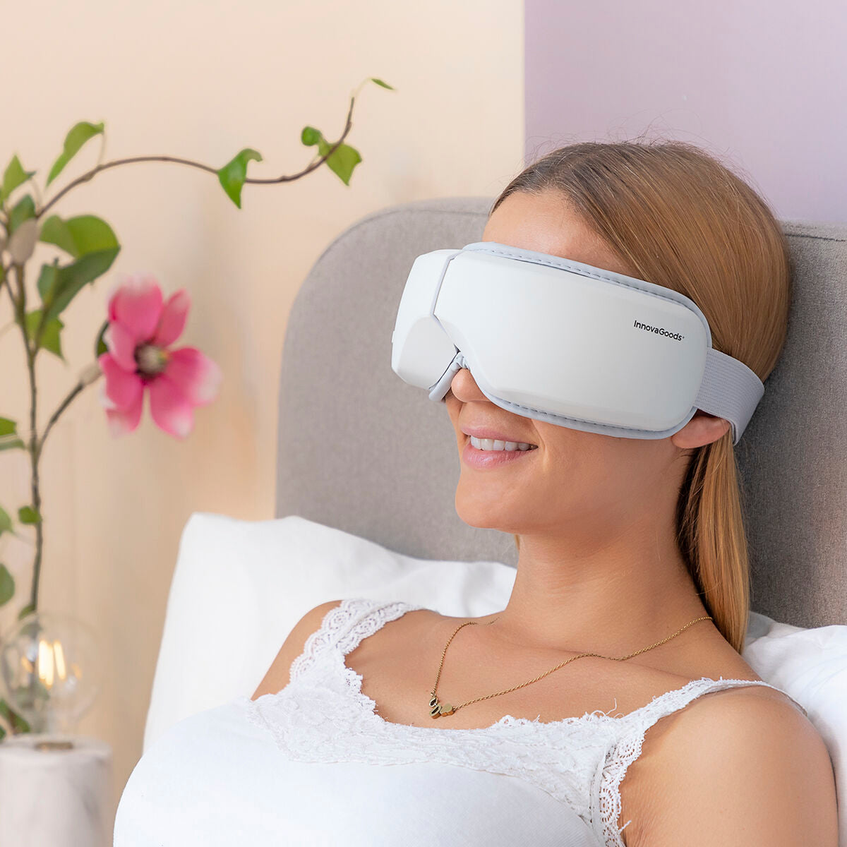 Innovagoods 4-In-1 Oogmassager Met Luchtcompressie Eyesky Innovagoods